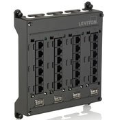 Leviton 476TM-524 Twist & Mount Patch Panel 24 CAT 5e Ports Leviton 476TM-524