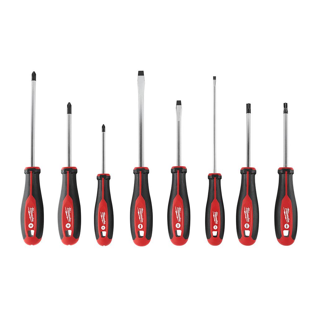 Milwaukee 48-22-2708 Screwdriver Set with ECX (8-Piece) Milwaukee 48-22-2708