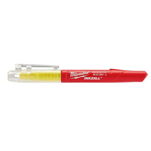 Milwaukee 48-22-3201 5PK INKZALL™ Yellow Highlighter Milwaukee 48-22-3201