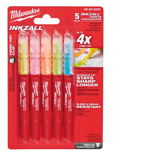 Milwaukee 48-22-3206 MILW 48-22-3206 5PK COLOR HIGHLIGHT Milwaukee 48-22-3206