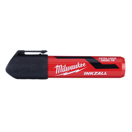 Milwaukee 48-22-3265 INKZALL (12) Extra Large Chisel Tip Black Marker Milwaukee 48-22-3265