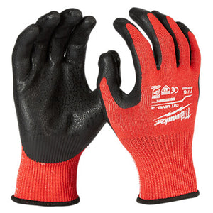 Milwaukee 48-22-8930 Cut Level 3 Nitrile Dipped Gloves - Small Milwaukee 48-22-8930