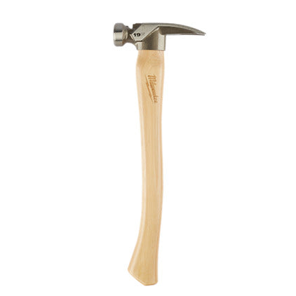 Milwaukee 48-22-9519 19oz Smooth Face Hickory Handle Framing Hammer Milwaukee 48-22-9519