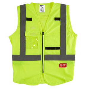 Milwaukee 48-73-5022 High Visibility Yellow Safety Vest - L/XL Milwaukee 48-73-5022
