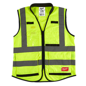 Milwaukee 48-73-5042 High Visibility Yellow Performance Safety Vest - L/XL Milwaukee 48-73-5042