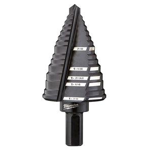 Milwaukee 48-89-9212 #12 Step Drill Bit, 7/8" - 1-3/8" Milwaukee 48-89-9212