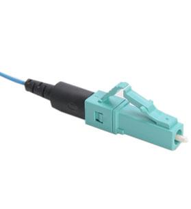 Leviton 49991-LLC Connector, Multimode, Pre-Polished, Fiber Optic, FastCam LC, Aqua Leviton 49991-LLC