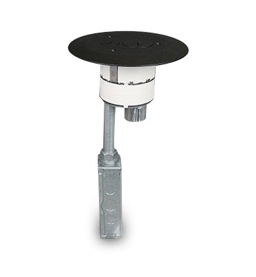 Wiremold 4FFATC15BK Poke-Thru Assembly, Flush Mount, Diameter: 4