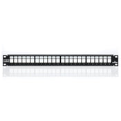 Leviton 4S255-S24 Universal Patch Panel, 24 Port Leviton 4S255-S24