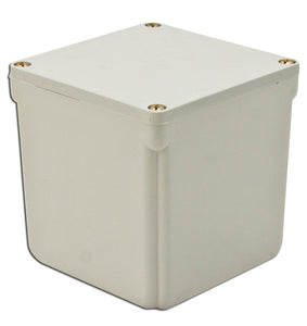 4x4x4 PVC J Box Junction Box, 4X, Screw Cover, 4" x 4" x 4", PVC/Gray Multiple 4x4x4 PVC J Box