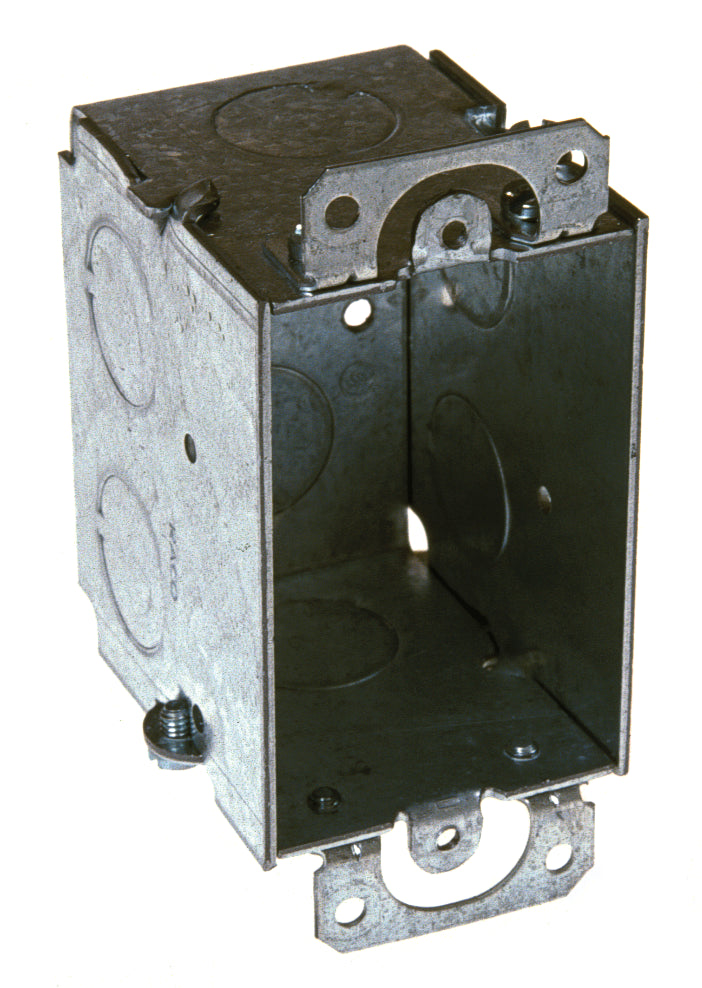 Hubbell-Raco 500 Switch Box, Gangable, 2-1/2