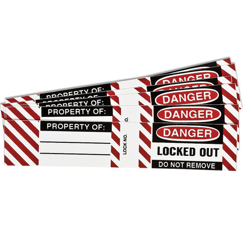 Brady 50280 B826/b674 Lockout Labels 6 Sets / Pk Brady 50280