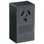 Leviton 5054 30 Amp Surface Mount Receptacle, 125/250V, 10-30R, Non-Grounding Leviton 5054