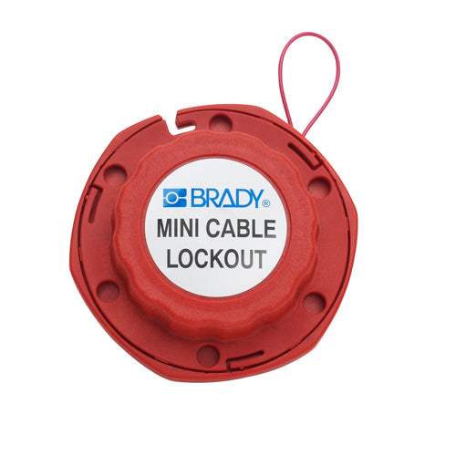 Brady 50940 Mini Cable Lockout W/metal Cable Brady 50940