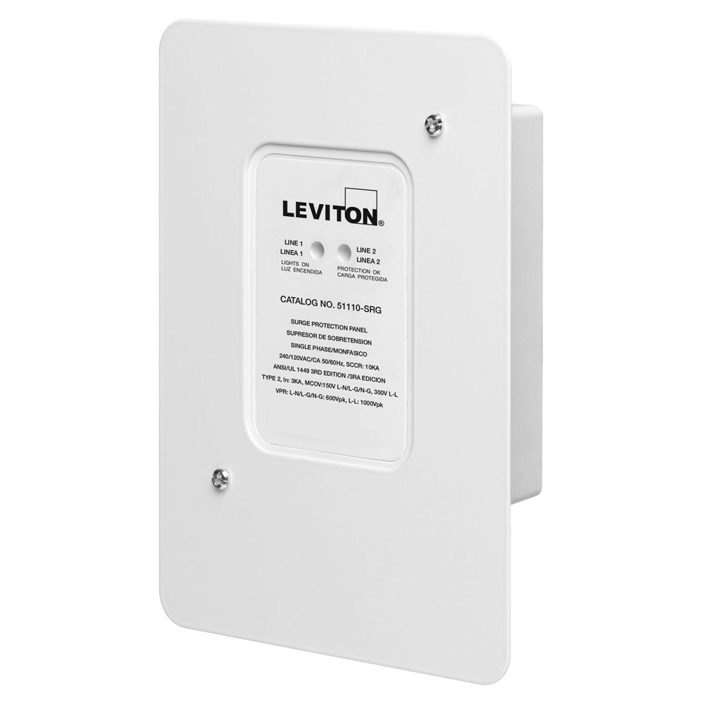 Leviton 51110-SRG Type 2 Residential Surge Protector NEMA 4X Rated Leviton 51110-SRG