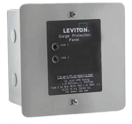 Leviton 51120-3 Surge Protective Device, 208Y/120V, 50 kA, Load Center, 3PH Leviton 51120-3