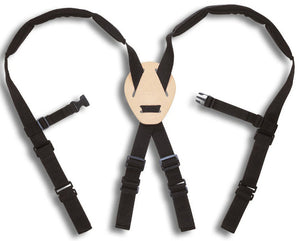 Dottie 5122 Black Padded Suspenders - 2" Strap Dottie 5122