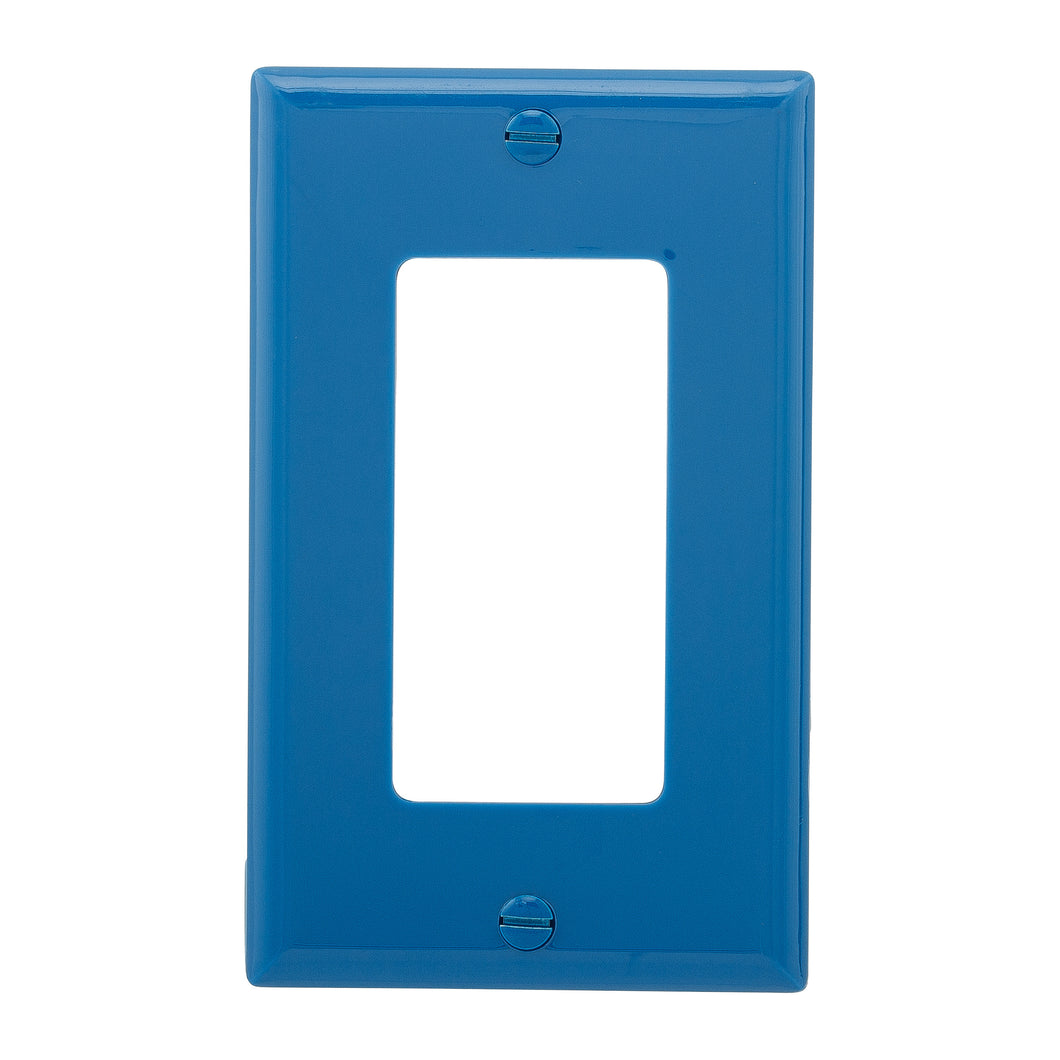 Eaton Wiring Devices 5151BL Wallplate 1G Decorator Nylon Std BL Eaton Wiring Devices 5151BL