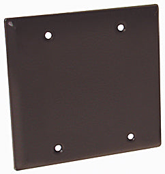 Hubbell-Raco 5175-2 Wp Cvr 2g Devmt Blank Brz Hubbell-Raco 5175-2