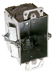 Hubbell-Raco 517 Switch Box, Gangable, 2-1/2" Deep, NM Clamps, Tiger Grip, Ears Hubbell-Raco 517