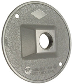 Hubbell-Raco 5193-0 Weatherproof Outdoor Cover, Round, 4