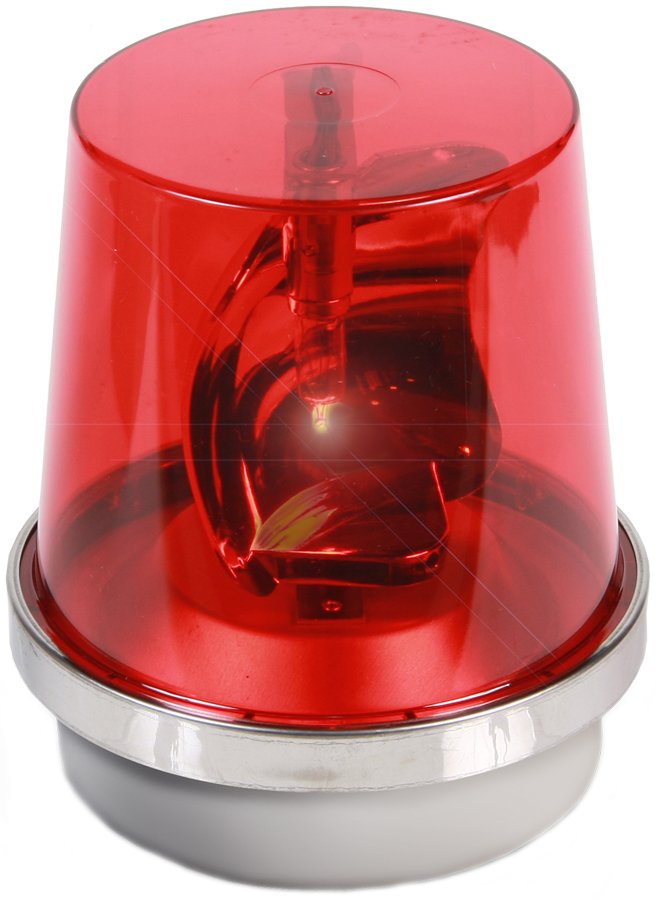 Edwards 52R-N5-40WH Beacon, Rotating, Halogen, 40 Watt, Red Edwards 52R-N5-40WH