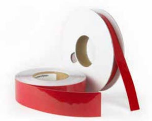 HellermannTyton 558-00372 Color Roll, Reflct,2X250',Vinyl,RD,250ft HellermannTyton 558-00372