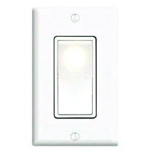 Leviton 5611-2WS 15 Amp, 120/277 Volt, Decora Illuminated, White Leviton 5611-2WS