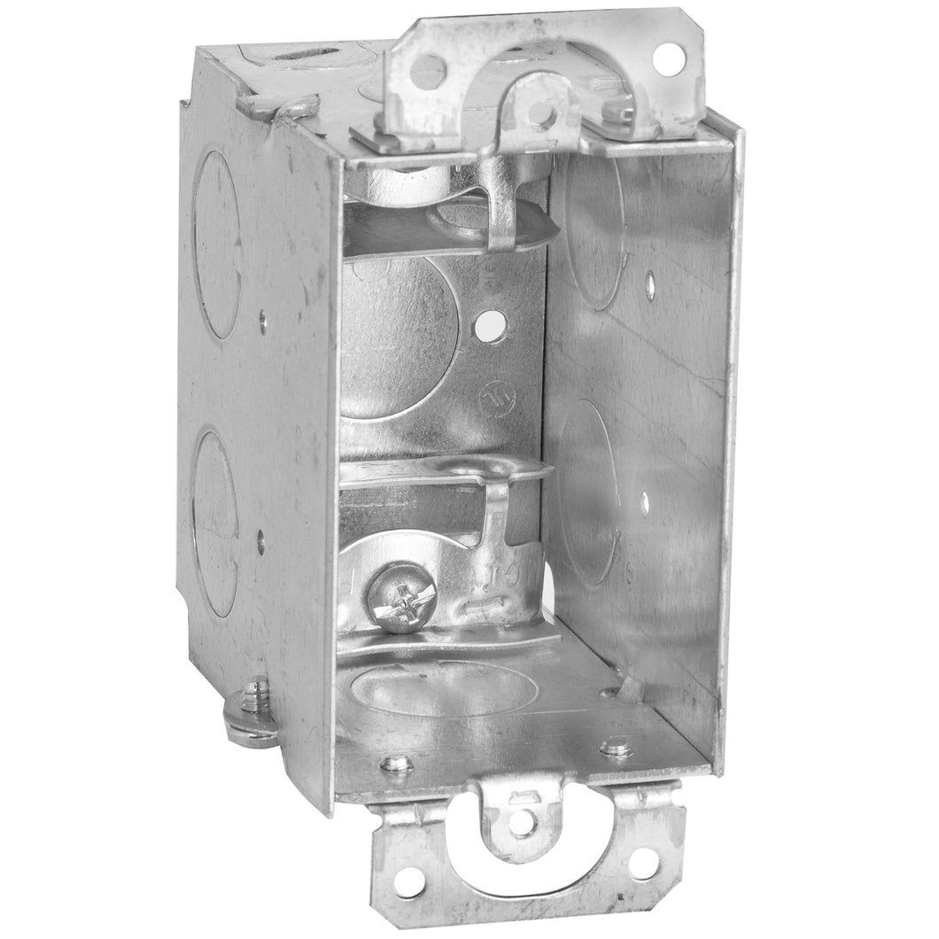 Hubbell-Raco 570RAC Switch Box, Gangable, 2-3/4