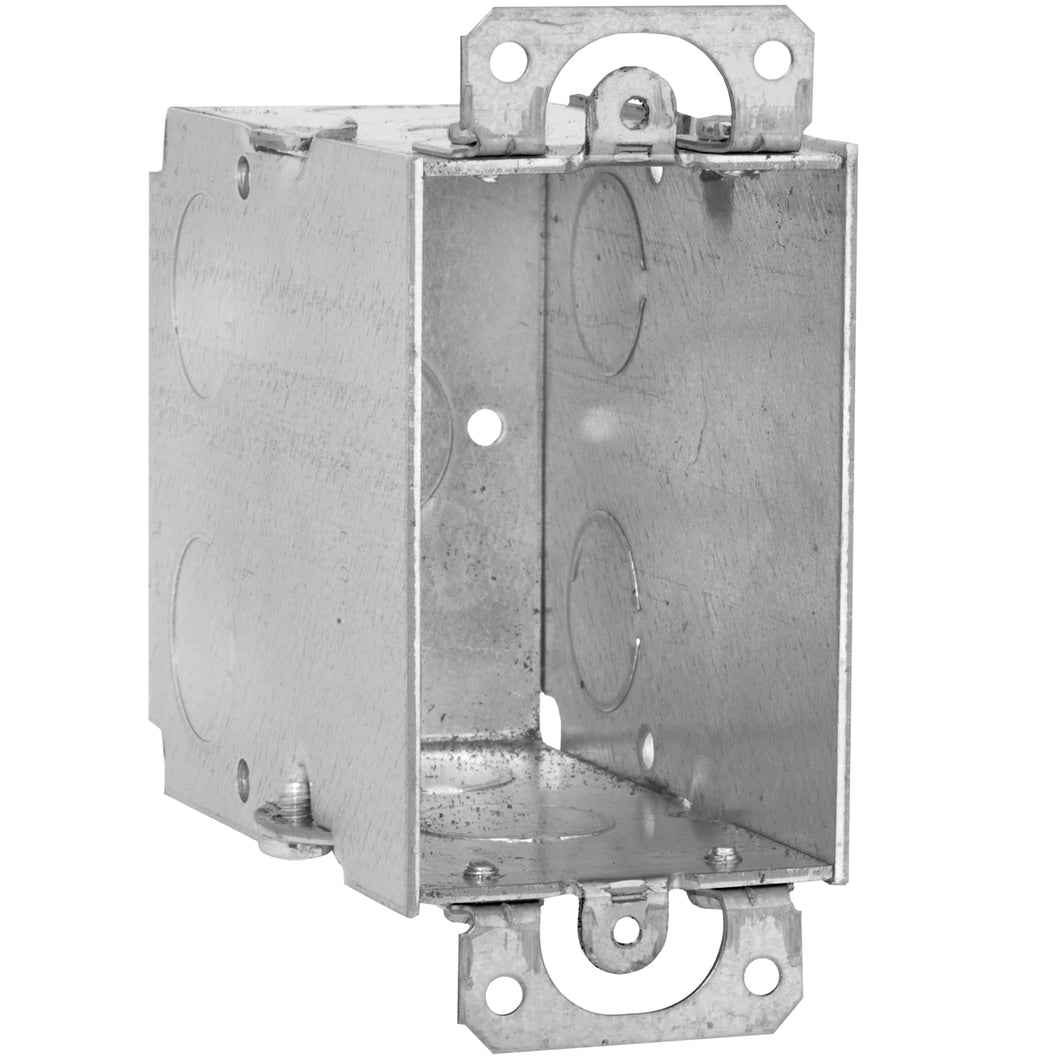 Hubbell-Raco 590 Switch Box, Gangable, 3-1/2