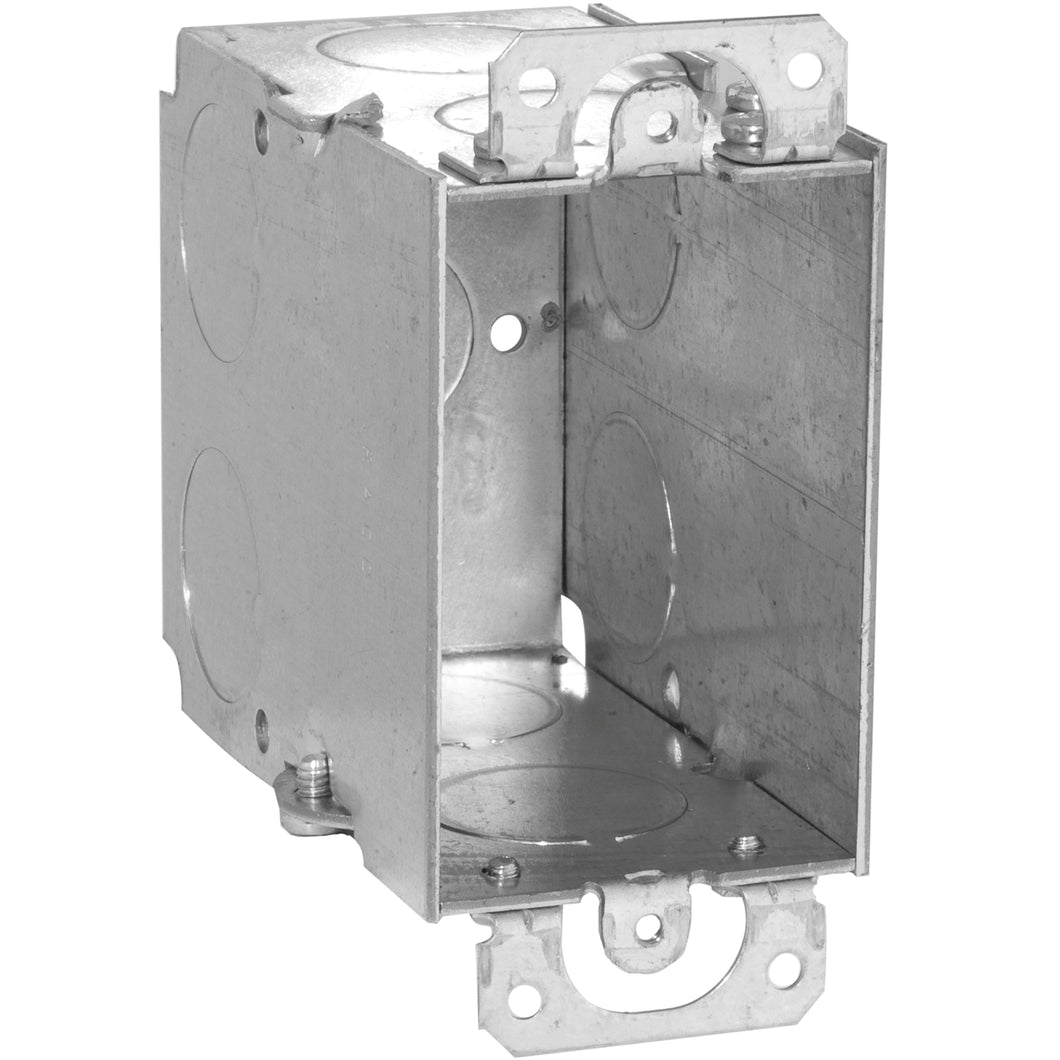 Hubbell-Raco 591 Switch Box, Gangable, 3-1/2