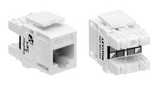Leviton 5G110-BE5 Jack Cat 5e+ Blk Bulk25 Leviton 5G110-BE5