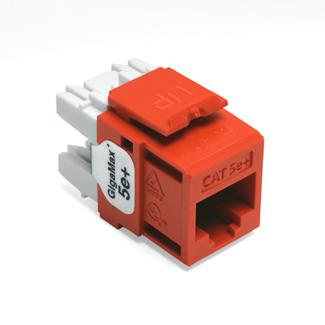 Leviton 5G110-RO5 Orange Category 5e+ Snap in Connector Leviton 5G110-RO5