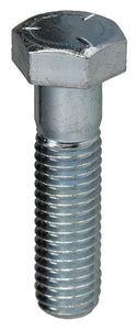 Dottie 5MB38312 Hex Head Cap Screw, 3/8" x 1/2", Grade 5, Zinc Plated Steel Dottie 5MB38312