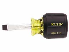 Klein 600-1 Keystone HD Stubby Screwdriver Klein 600-1