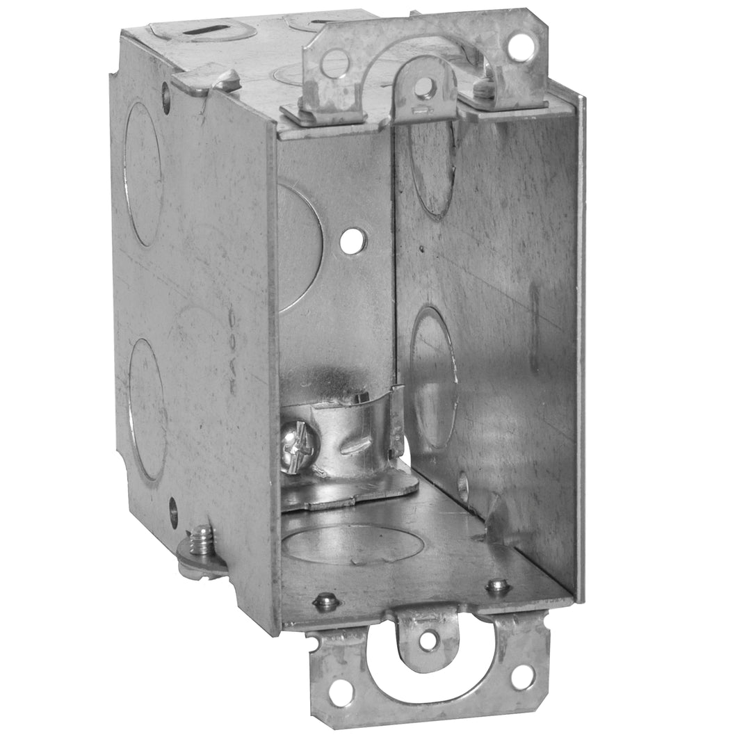 Hubbell-Raco 601 Switch Box, Gangable, 3-1/2