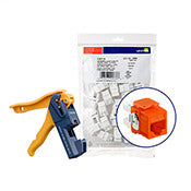 Leviton 61110-JO6 Jack Cat6+ 150 Or +tool Leviton 61110-JO6