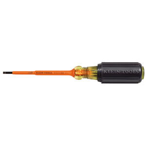 Klein 612-4-INS Insulated 1/8" Slotted - 4" Screwdriver Klein 612-4-INS