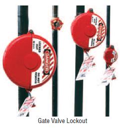 Brady 65561 Gate Valve Lockout, 5-3/4 x 1-3/4