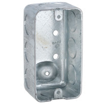Hubbell-Raco 666 1-7/8 DEEP HANDY BOX 1/2-3/4 KO Hubbell-Raco 666