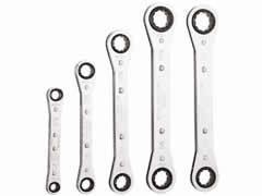 Klein 68221 5-Piece Ratcheting Box Wrench Set Klein 68221