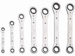 Klein 68222 7-Piece Ratcheting Box Wrench Set Klein 68222