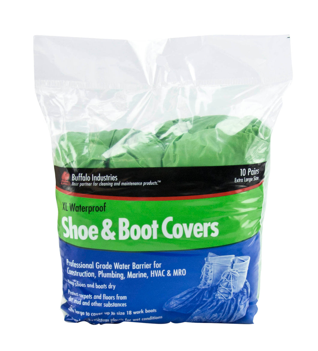 Rag Man Inc 68403 Shoe Covers, 10 Pk, Green Rag Man Inc 68403