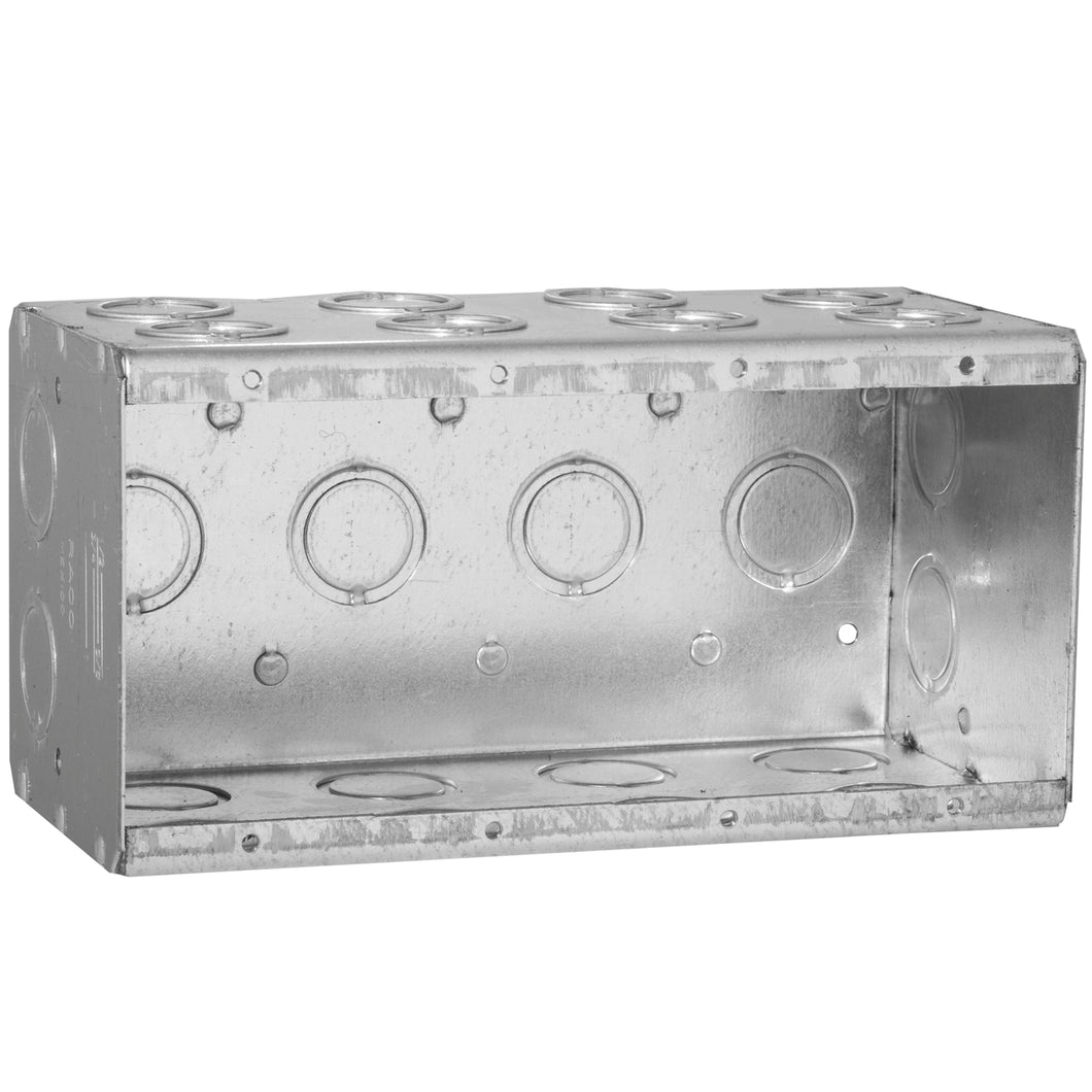 Hubbell-Raco 698 Masonry Box, 4-Gang, 3-1/2