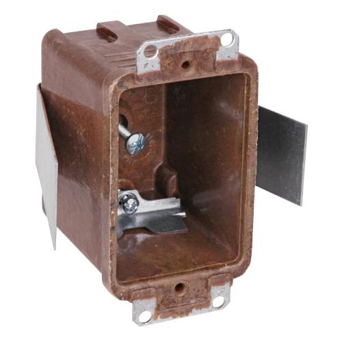 Thomas & Betts 7010-8 Switch/Outlet Box, 1-Gang, Depth: 2-11/16