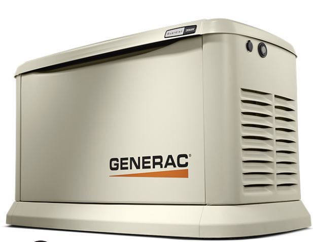 Generac 7037 Generator, Standby, 16kW, 120/240VAC, 100A, 1PH, LCD Display Generac 7037