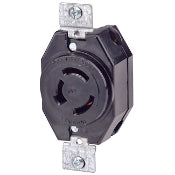 Leviton 7310-B Locking Receptacle, Non-NEMA, 20A, 125/250V, 3P3W Leviton 7310-B