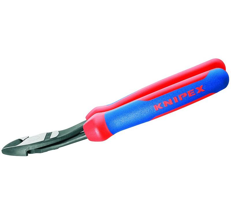 Knipex 74 22 200 SBA Diagonal Cutting Pliers, Angled, 8