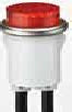 Ideal 777211 Indicator Light, 125V, Raised 1/2" Diameter, 6" Wire Leads, Green Ideal 777211
