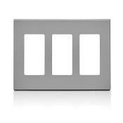 Leviton 80311-GY Screwless 3gang W/p Leviton 80311-GY